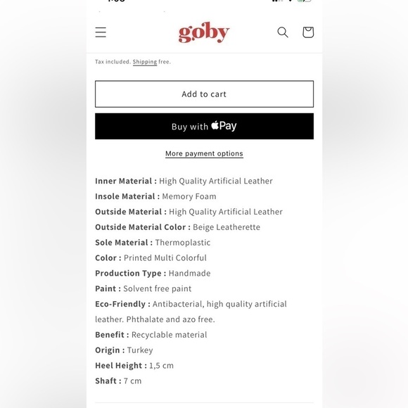 Goby Women’s Printed Ballet Flat - Picture 3 of 9